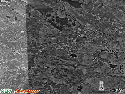 Zip code 04010 satellite photo by USGS