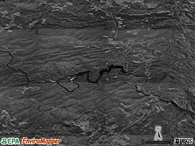 Zip code 30552 satellite photo by USGS