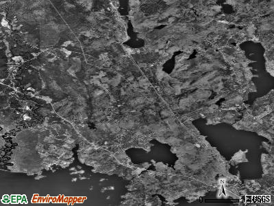 Zip code 04015 satellite photo by USGS
