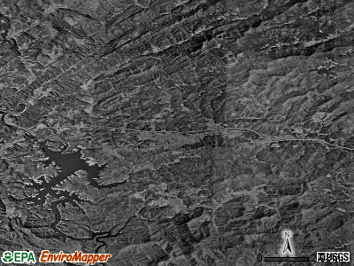 Zip code 30560 satellite photo by USGS