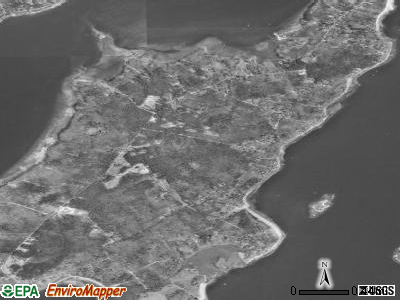 Zip code 04017 satellite photo by USGS