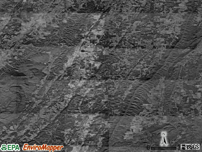 Zip code 30728 satellite photo by USGS