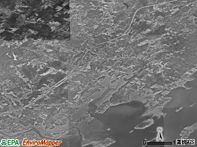 Zip code 04032 satellite photo by USGS