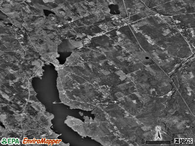 Zip code 04040 satellite photo by USGS