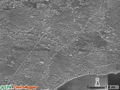 Zip code 04043 satellite photo by USGS