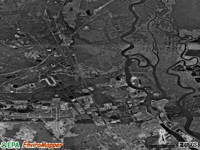 Zip code 31407 satellite photo by USGS