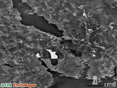 Zip code 04055 satellite photo by USGS
