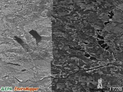 Zip code 04071 satellite photo by USGS