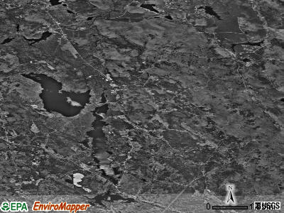 Zip code 04076 satellite photo by USGS