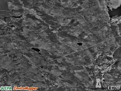 Zip code 04087 satellite photo by USGS