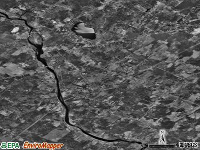 Zip code 04093 satellite photo by USGS