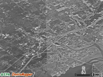 Zip code 04096 satellite photo by USGS