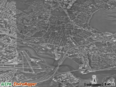 Zip code 04102 satellite photo by USGS