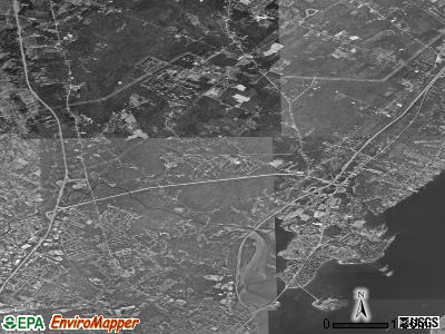 Zip code 04105 satellite photo by USGS