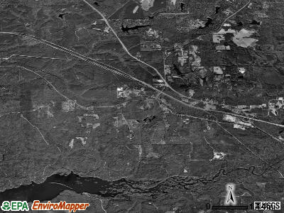 Zip code 32343 satellite photo by USGS