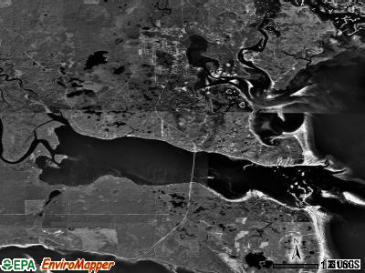 Zip code 32346 satellite photo by USGS