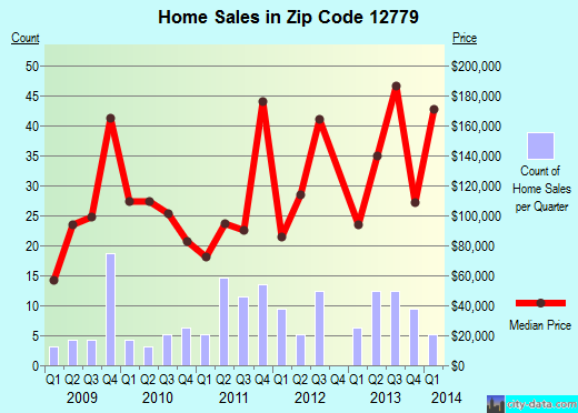 Zip code 12779 (South Fallsburg, New York) real estate house value trends