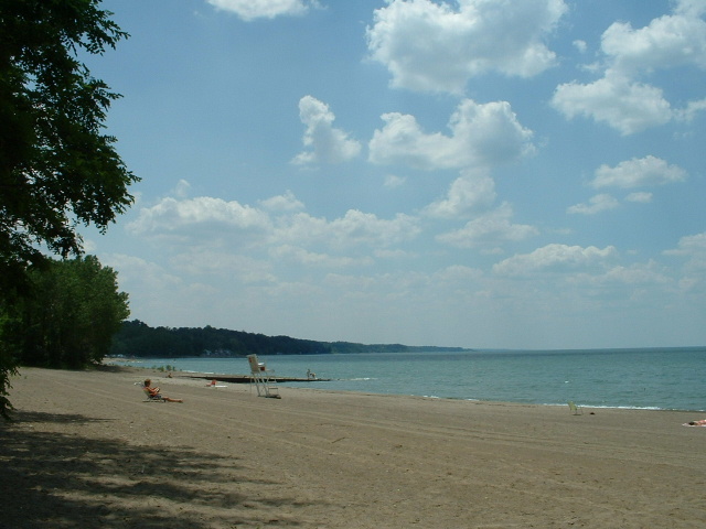 Erie, PA: View from Beach #1 -Presque Ile State Park