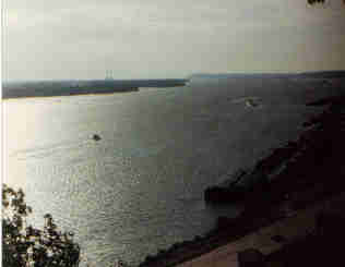 Alton, IL: Alton, IL. sits on the bluffs overlooking the Mississippi River