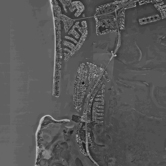 Tierra Verde, FL: Aerial view of Tierra Verde