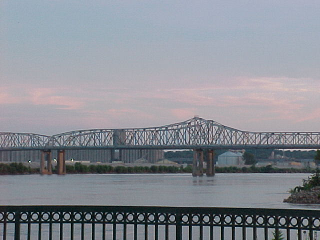 Riverside, MO: Another view of the Fairfax Bridge
