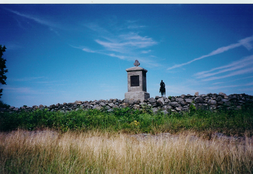 Gettysburg, PA: Cemetery Ridge - Scene of 3rd days climactic battle- Monument to 14th Connecticut Infantry