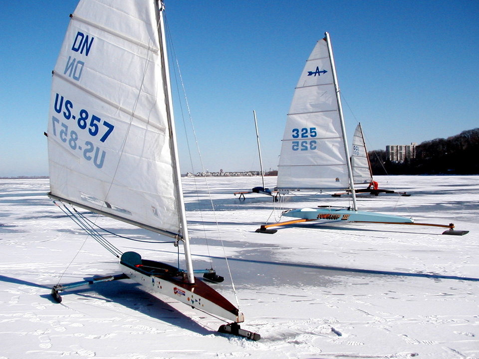 Erie, PA: Ice Boats on Erie's Bay