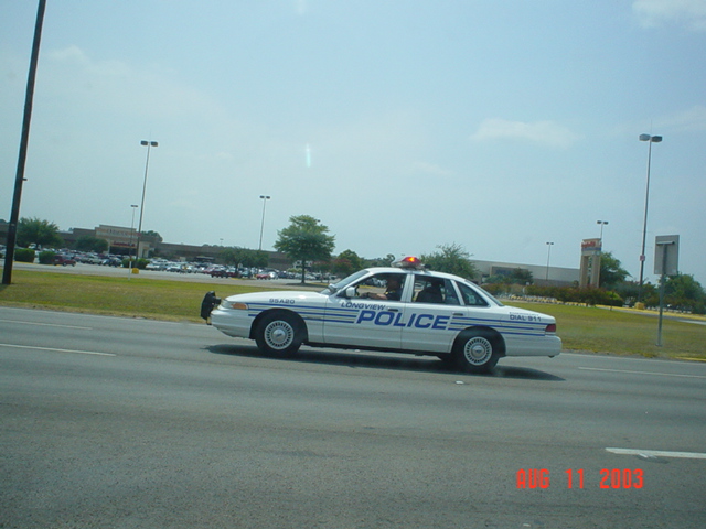Longview TX Police Car On Loop In Front Of Mall Photo Picture 