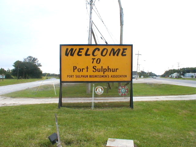 Port Sulphur, LA: Entry to Port Sulphur