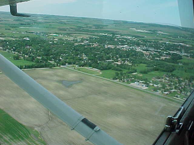 Sisseton, SD: view of Sisseton looking from Northeast to Southwest