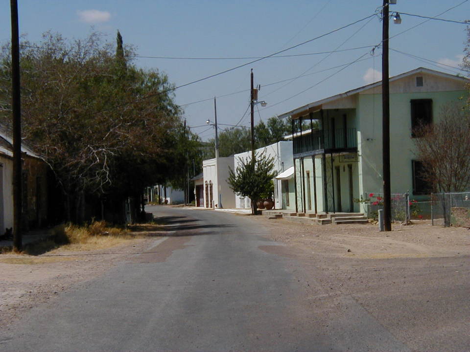 San Ignacio, TX: Street scene, San Ygnacio