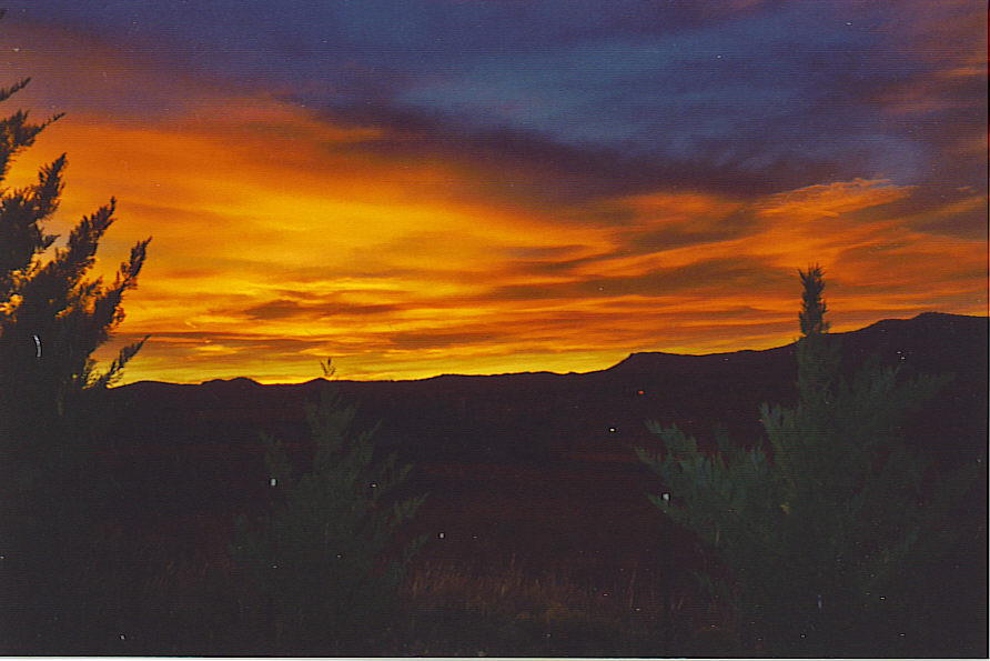 Chino Valley, AZ: Sunset in Chino Valley