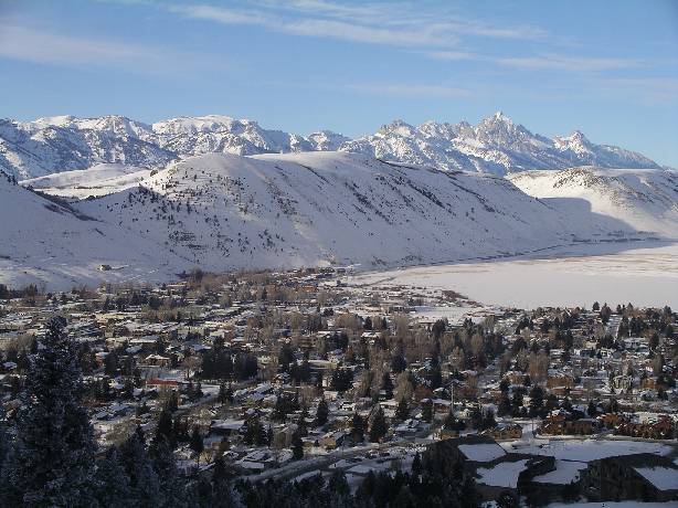 Jackson, WY: View of Jackson from Snow King Ski Area