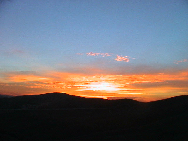 Chino Hills, CA: Sunset in Chino Hills