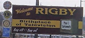 Rigby, ID: Welcome to Rigby sign