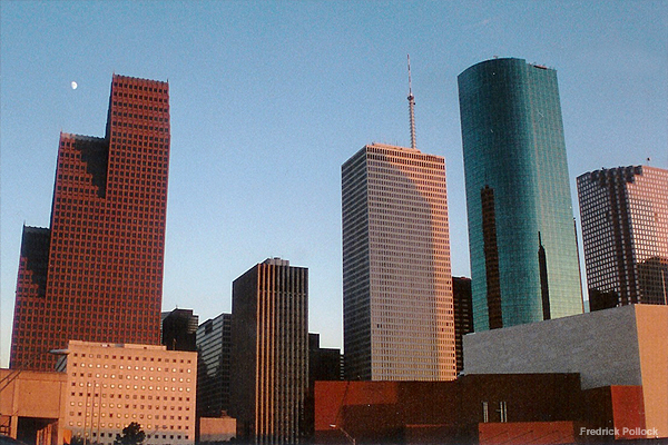 Houston, TX: Houston Skyline From Freeway