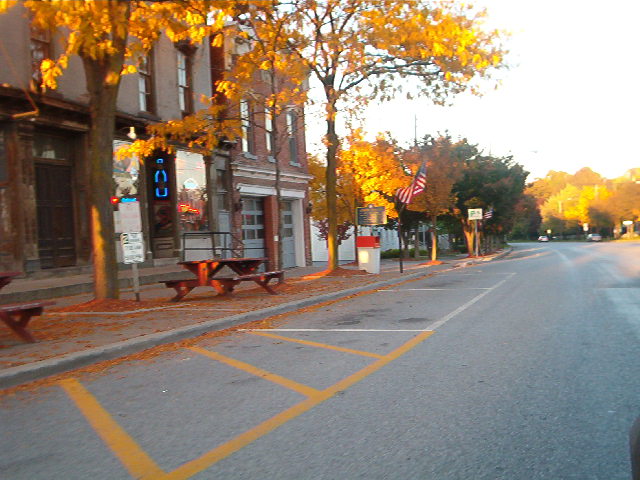 Lima, NY: Main Street Lima in October