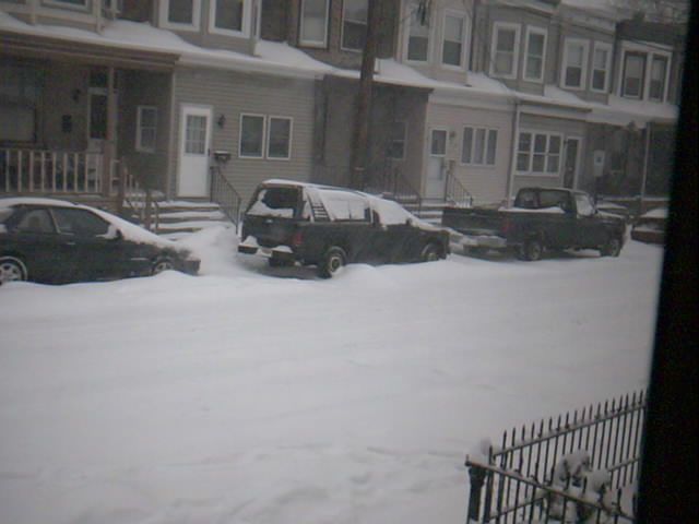 Gloucester City, NJ: Snowy Day on Feb 16, 2003