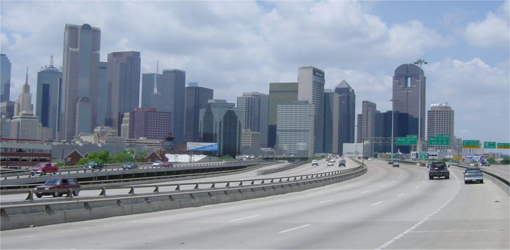 Dallas, TX: Dallas from Central Expressway