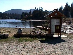 Spirit Lake, ID: this is the access to spirit lake