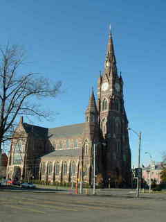 Erie, PA: Close up of St. Peter's Church