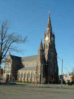 Erie, PA : Close up of St. Peter's Church photo, picture, image