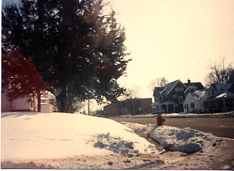 Nevada, IA: downtown from wilson's house