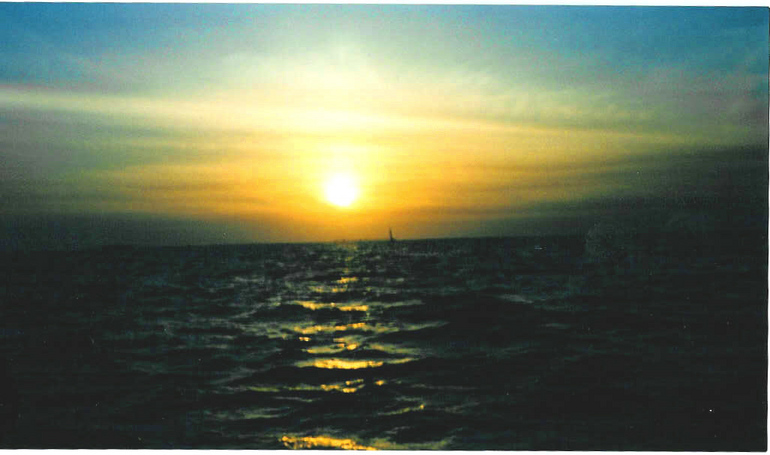 Key West, FL: Sunset from a sail boat