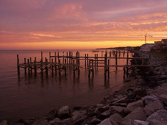 North Beach, MD: North Beach at Dusk