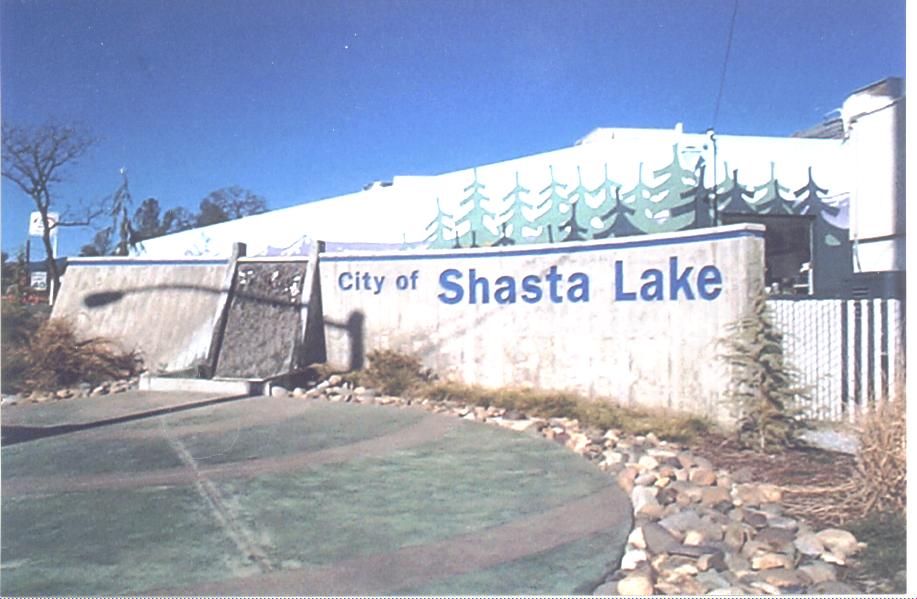 Shasta Lake, CA: Shasta Lake Sign