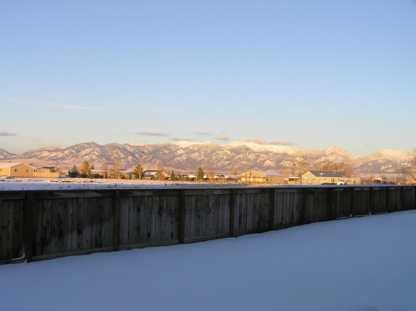 Belgrade, MT: Bridger Mountain Range from Belgrade