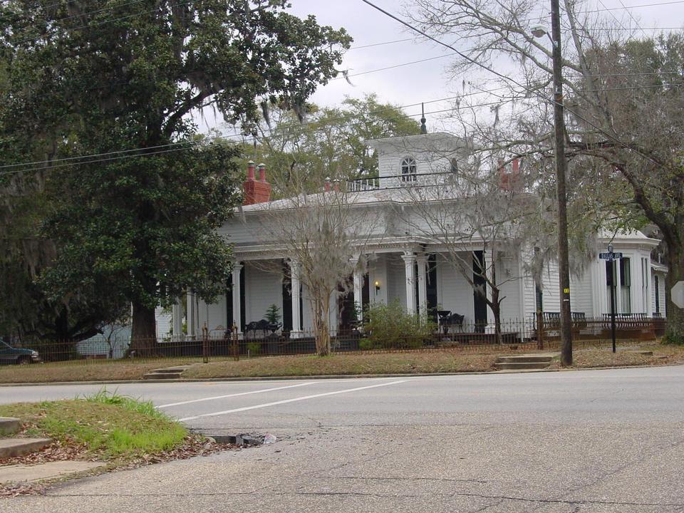 Selma, AL Corner home with Unusual widow's walk photo, picture, image