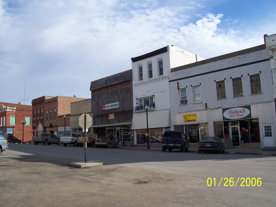 Bethany, MO: East Side of Square in Bethany MO