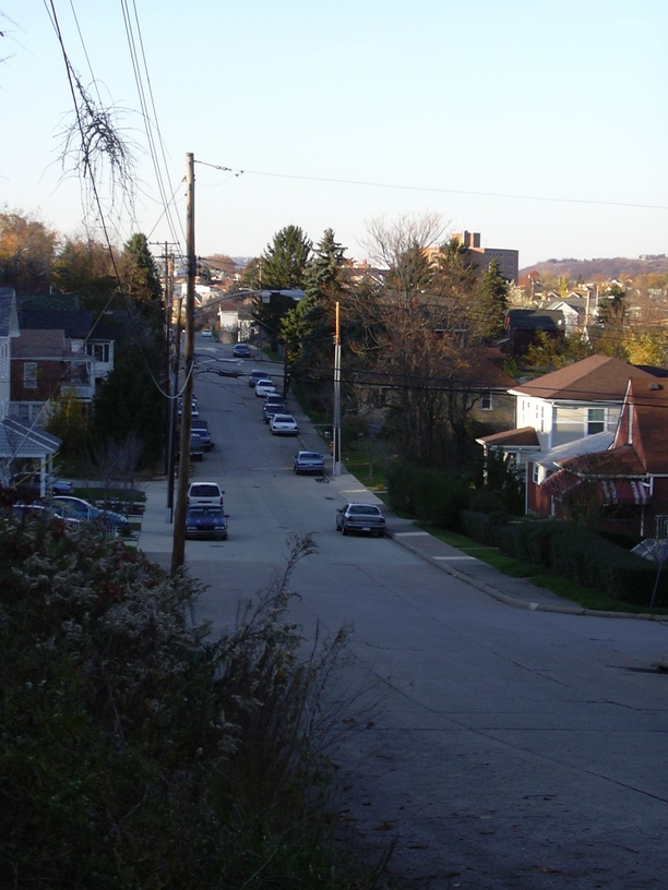 Clairton, PA: Looking down Third Street